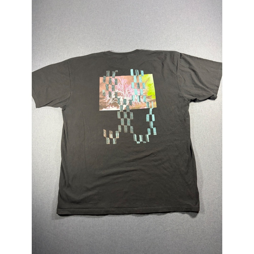 Vans Mens XL Black Graphic T-Shirt Classic Fit Cotton Short Sleeve Tree Logo Tee
